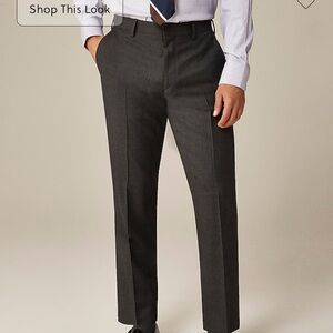 J. Crew Ludlow Slim Gray Trousers